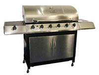Char-broil Char Broil K6B 6-Burner 65,000 BTU Gas Grill, with Sideburner