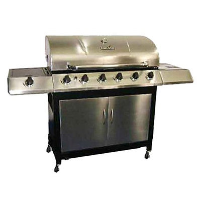 Char-broil Char Broil K6B 6-Burner 65,000 BTU Gas Grill, with Sideburner
