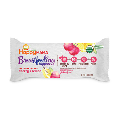 Happy Mama® Cherry + Lemon Soft-Baked Lactation Oat Bar