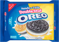 Nabisco Oreo Sandwich Cookies Double Stuf Heads or Tails