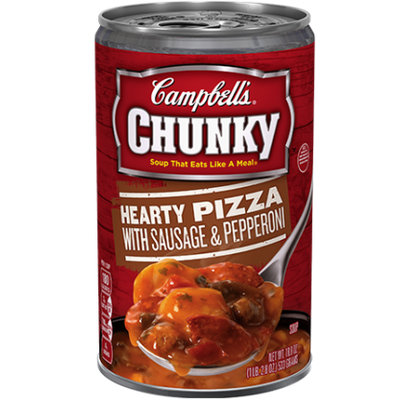 Campbell's® Chunky Hearty Pizza with Sausage & Pepperoni