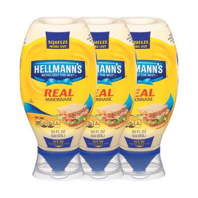 Hellmann's Real Mayonnaise 20 Oz 3 Ct