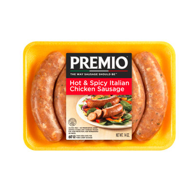 Premio Hot & Spicy Italian Chicken Sausage