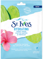 St. Ives Hydrating Cactus Water & Hibiscus Sheet Mask