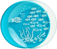 Brinware School of Fish Glass Dish - Blue