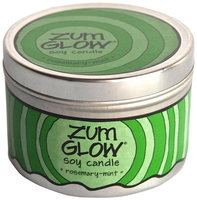 Zum Glow Soy Candle Rosemary-Mint 7 oz Tin
