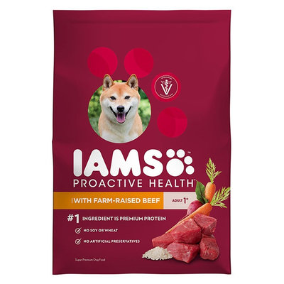 Iams™ Proactive Health™ Adult with Farm-raised Beef Dog Food