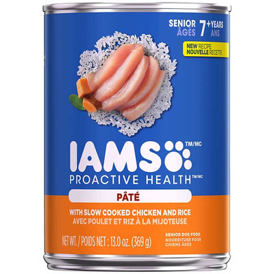 Iams™ Proactive Health™ Senior with Slow Cooked Chicken and Rice Pate Dog Food