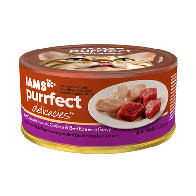 Iams™ Purrfect Delicacies™ Select Cuts with Roasted Chicken & Beef Entrée Cat Food