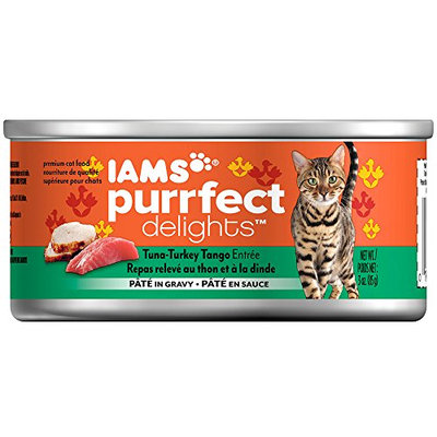 Iams™ Purrfect Delights™ Tuna-Turkey Tango Entree Pate in Gravy Cat Food