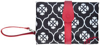 Jj Cole Collections JJ COLE BLACK FLORET CHANGING CLUTCH