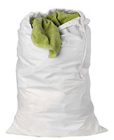 Honey Can Do Cotton Laundry Bag in White (Set of 3)