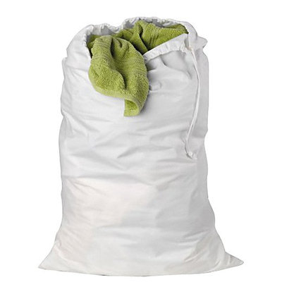 Honey Can Do Cotton Laundry Bag in White (Set of 3)