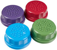 Lifefactory Flat Caps - Colored - 9 oz and 4 oz - 4 ct