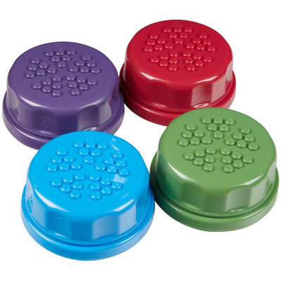 Lifefactory Flat Caps - Colored - 9 oz and 4 oz - 4 ct