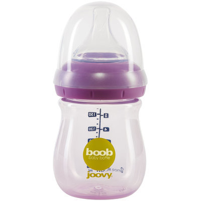 JoovyA Boob 5-Ounce Baby Bottle in Purpleness (2-Pack)