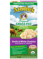 Annie's® Homegrown Organic Grass Fed Shells & White Cheddar Macaroni & Cheese