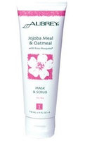 Aubrey Organics Jojoba Meal & Oatmeal with Rosa Mosqueta® Mask & Scrub