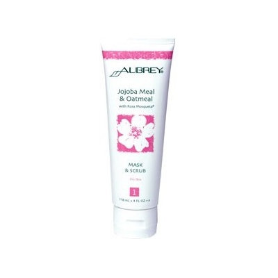 Aubrey Organics Jojoba Meal & Oatmeal with Rosa Mosqueta® Mask & Scrub