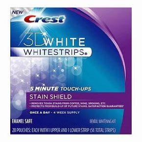 Crest 3D White Whitestrips 5 Minute Touch-Ups with Stain Shield