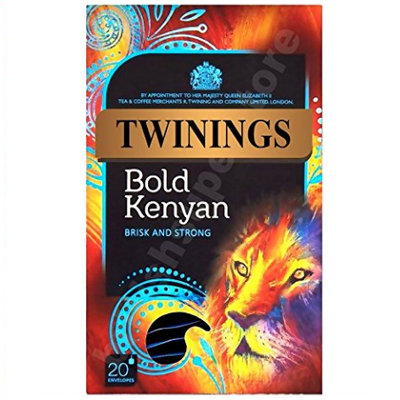 TWININGS Bold Kenyan BRISK AND STRONG Tea Bags