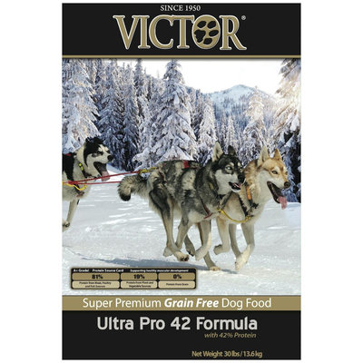 Victor Dog Food Grain-Free Ultra Pro 42 Formula - Chicken - 30