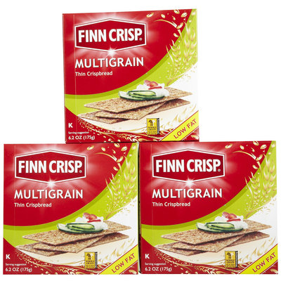 Finn Crisp Multigrain Thin Crisp, Boxes, 6.2 oz, 3 pk
