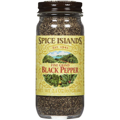 Spice Island Black Ground Pepper, 2.1 oz