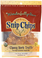 Wonderfully Raw - Snip Chips Parsnip-Coconut Snack Mix Cheezy Herb Truffle - 2 oz.