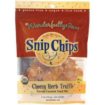 Wonderfully Raw - Snip Chips Parsnip-Coconut Snack Mix Cheezy Herb Truffle - 2 oz.