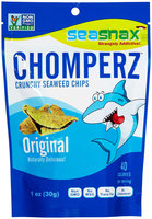 SeaSnax Chomperz Crunchy Seaweed Chips Original 1 oz