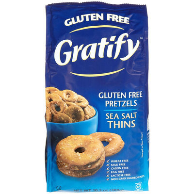 Gratify BG13973 Gratify Pretzel Thins GF - 6x10.5OZ