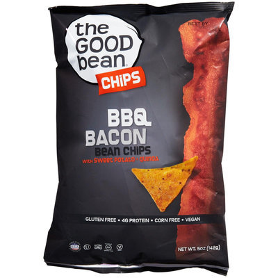 The Good Bean Gluten Free Bean Chips BBQ Bacon 5 oz - Vegan