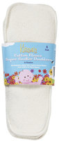 Kissaluvs Kissa's Cotton Fleece Super Soaker Doublers- Unbleached 6 pk