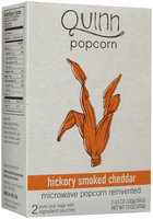 Quinn Foods Microwave Popcorn Hickory Smoked Cheddar 2 Bags