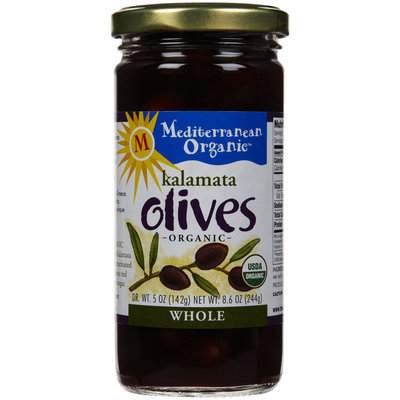 Mediterranean Organics Organic Unpiitted Kalamata Olives, 8.5 oz