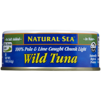 Natural Sea Wild Tuna in Water No Salt Added - 5 oz