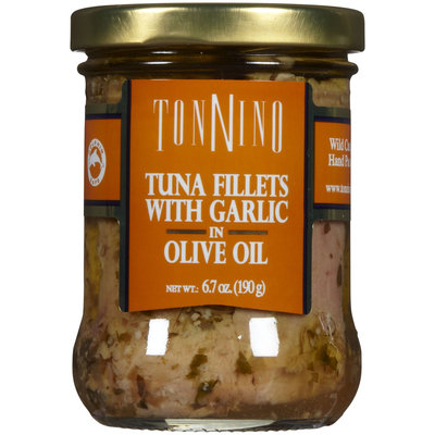 Tonnino Tuna Tuna Filet With Garlic Oil, 6.7 oz