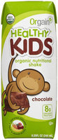 Orgain Healthy Kids Organic Nutritional Shake Chocolate 12 Shakes