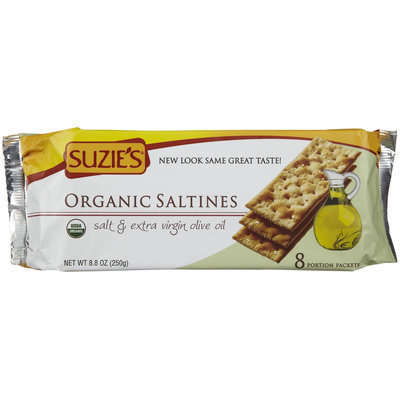 Suzies Suzie's Organic Salted Crackers, 8.8 oz