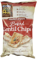 Mediterranean Snacks Roasted Pepper Baked Lentil Chips, 4.5 oz
