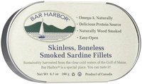 Bar Harbor Smoked Sardine Fillet, 6 oz