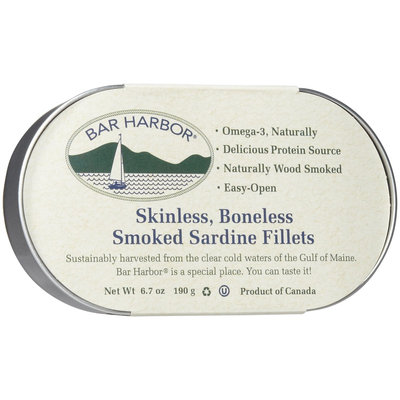 Bar Harbor Smoked Sardine Fillet, 6 oz