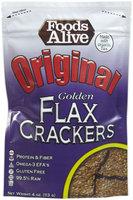 Foods Alive Regular Golden Flax Crackers, 4 oz - 1 ct.