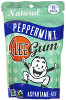 Glee Gum - All Natural Chewing Gum Peppermint - 75 Pieces