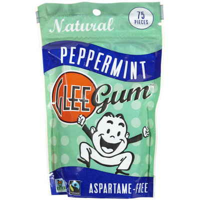 Glee Gum - All Natural Chewing Gum Peppermint - 75 Pieces