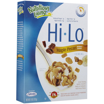 Nutritious Living Maple Pecan Hi-Lo Cereal, 10 oz