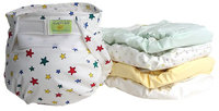 Kushies Ultra Lite All in One Cloth Diaper - - Assorted - 5 ct.