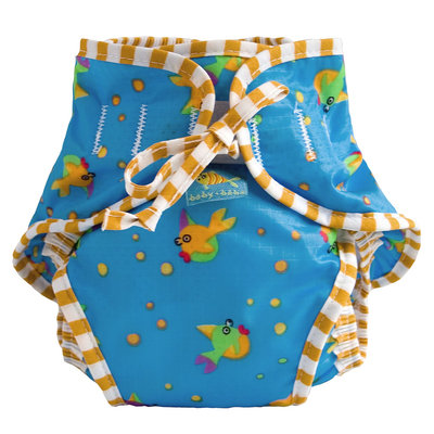Kushies Reusable Swim Diaper - Goldfish Print Medium - 1 ct.