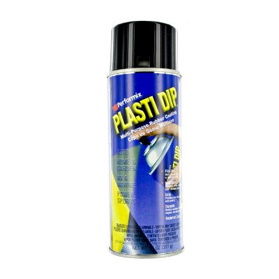 Performix 11 Oz Black Plasti Dip Multipurpose Rubber Coatin